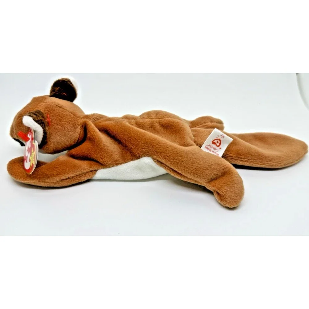 1996 TY Beanie Baby Sly Fox White Belly Retired Mint New w/ Tags Plush Toy